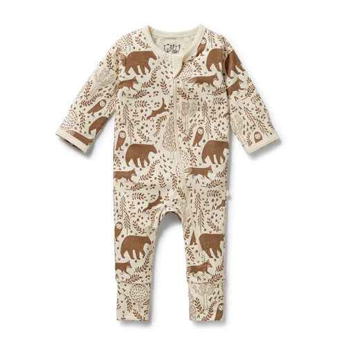 WILSON & FRENCHY ORGANIC WINTER FOREST ZIPSUIT