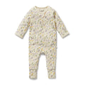 WILSON & FRENCHY ORGANIC BELLA FLORAL ZIPSUIT