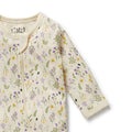 WILSON & FRENCHY ORGANIC BELLA FLORAL ZIPSUIT