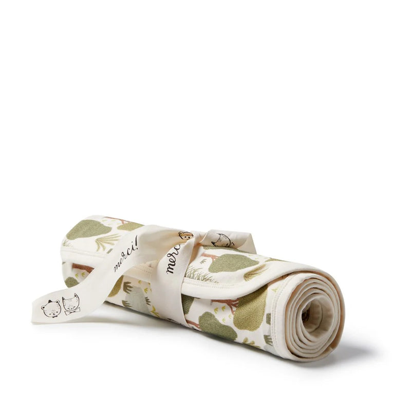 WILSON & FRENCHY ORGANIC BUNNY RUG -LITTLE TREES