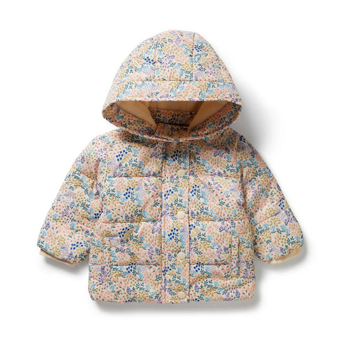 WILSON & FRENCHY TINY BLOOM PUFFER JACKET