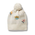 WILSON & FRENCHY FLOWER POP ORGANIC KNITTED JACQUARD HAT