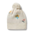 WILSON & FRENCHY FLOWER POP ORGANIC KNITTED JACQUARD HAT