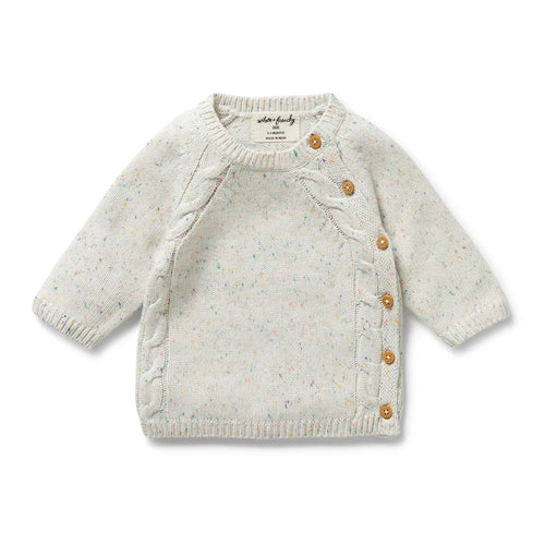 WILSON & FRENCHY ORG HUNDREDS & THOUSANDS KNIT KIMONO CARDIGAN