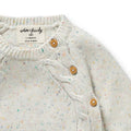 WILSON & FRENCHY ORG HUNDREDS & THOUSANDS KNIT KIMONO CARDIGAN