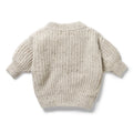 WILSON & FRENCHY ORG KNIT JUMPER COOKIE & CREAM
