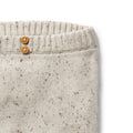 WILSON & FRENCHY ORG KNIT LEGGING COOKIE & CREAM