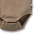 WILSON & FRENCHY ORG WALNUT RIB BODYSUIT