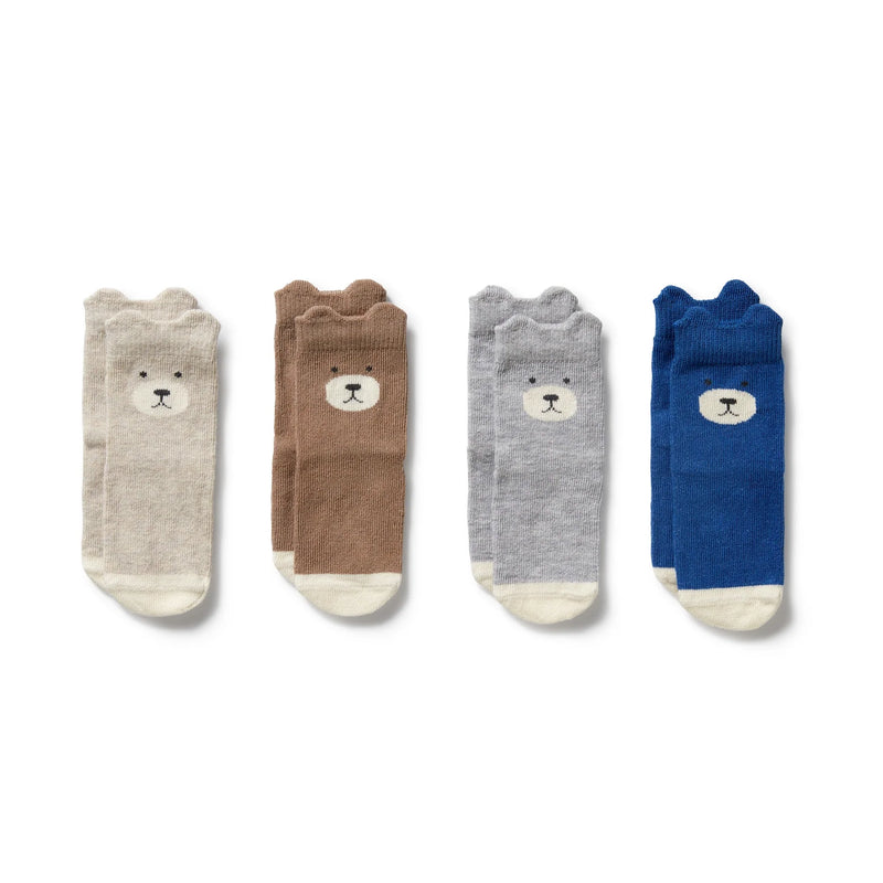 WILSON & FRENCHY SOX IN A BOX - OAT/CLOUD/BLUE/WALNUT