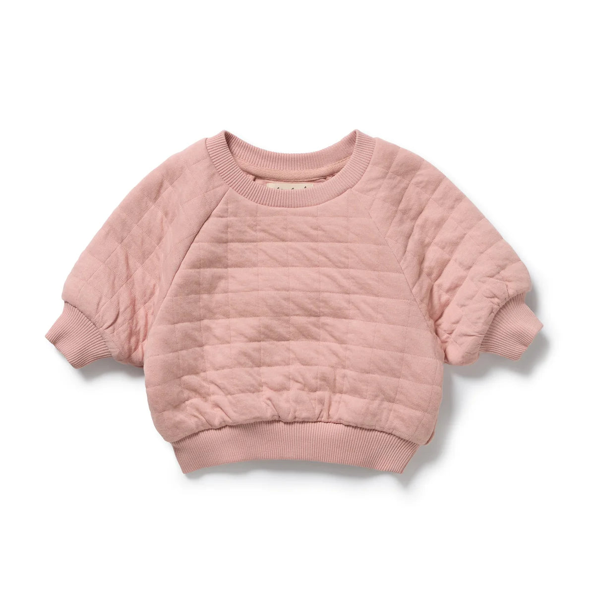 WILSON & FRENCHY ROSE ORGANIC QUILTED SWEAT