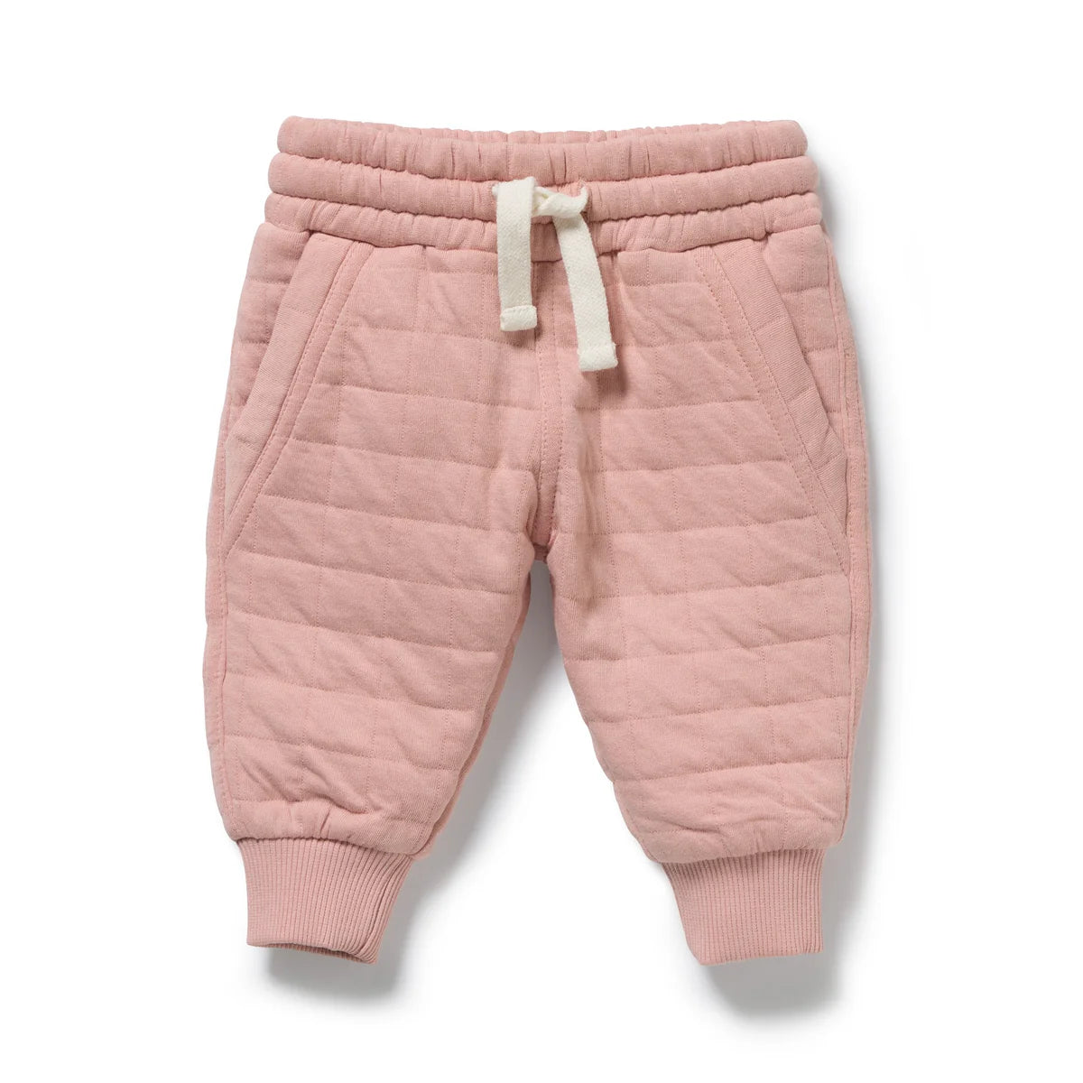 WILSON & FRENCHY ROSE ORGANIC QUILTED SWEAT PANT