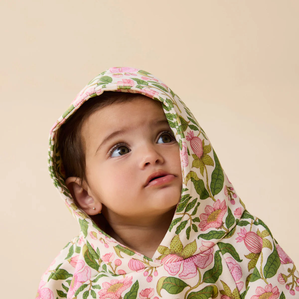 WILSON & FRENCHY MA FLEUR ORGANIC HOODED TERRY SWEAT