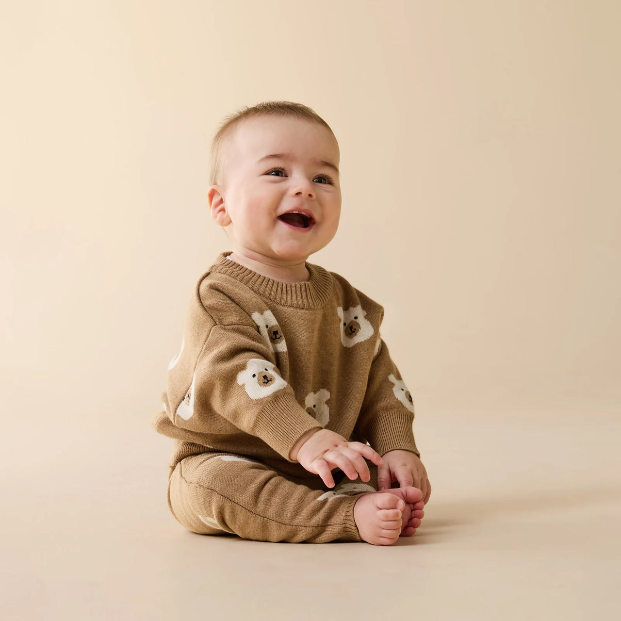 WILSON & FRENCHY BEARY CUTE ORGANIC KNITTED LEGGING