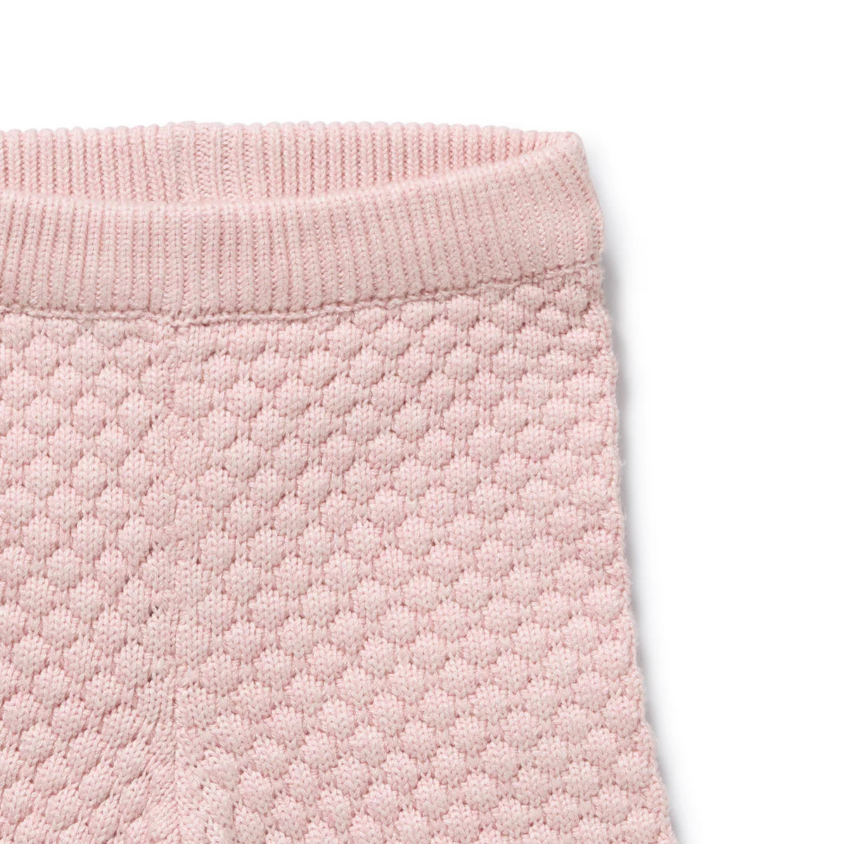 WILSON & FRENCHY MARSHMELLOW ORGANIC KNITTED BUBBLE PANT