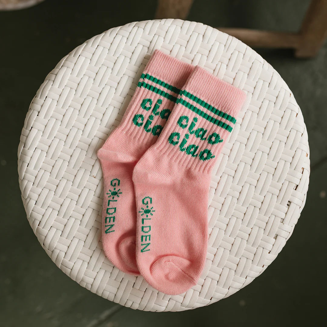 GOLDEN CHILDREN CIAO CIAO SOCKS PINK PARFAIT