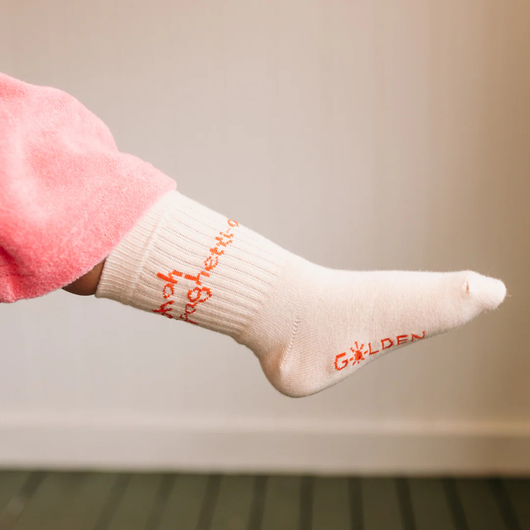 GOLDEN CHILDREN SPAGHETTI-O SOCKS DOUGH