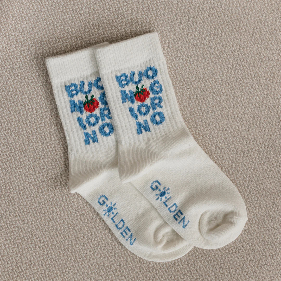 GOLDEN CHILDREN BUONGIORNO SOCKS VANILLA