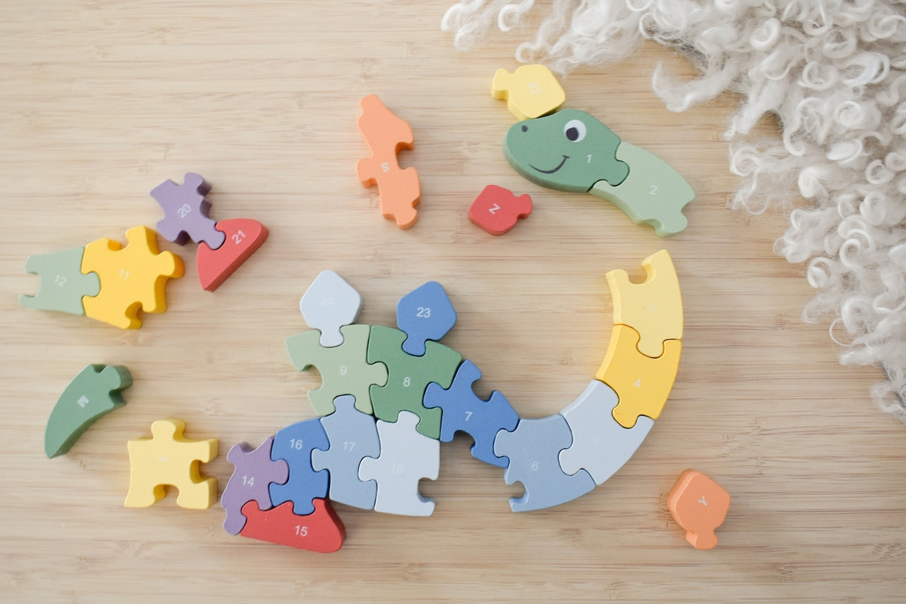 DINOSAUR A-Z CHUNKY JIGSAW PUZZLE