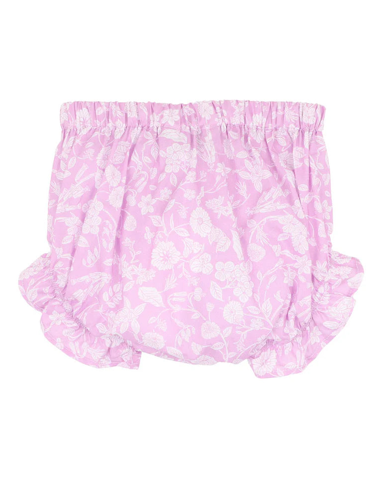 BEBE ZARA LILAC PRINT BLOOMERS