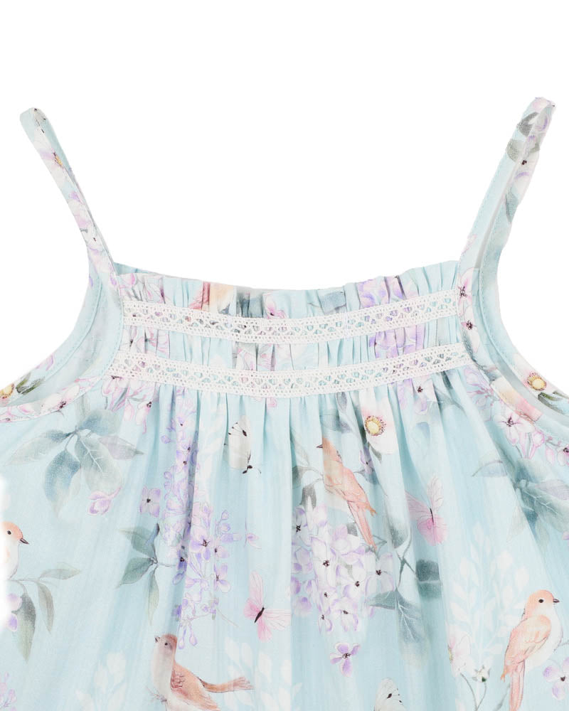 BEBE MADELYN PRINT DRESS (3-7YRS)