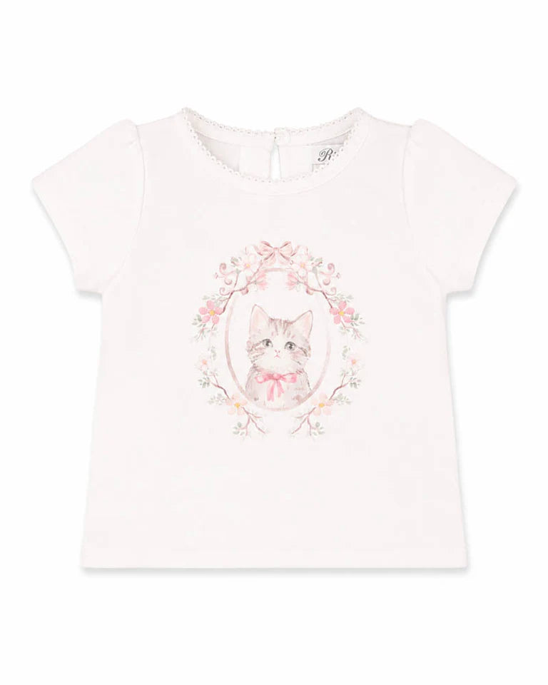 BEBE WILLA ORGANIC KITTEN TEE