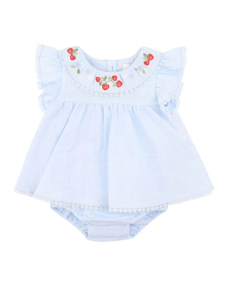 BEBE POPPY EMBROIDERED OVERLAY BODYSUIT