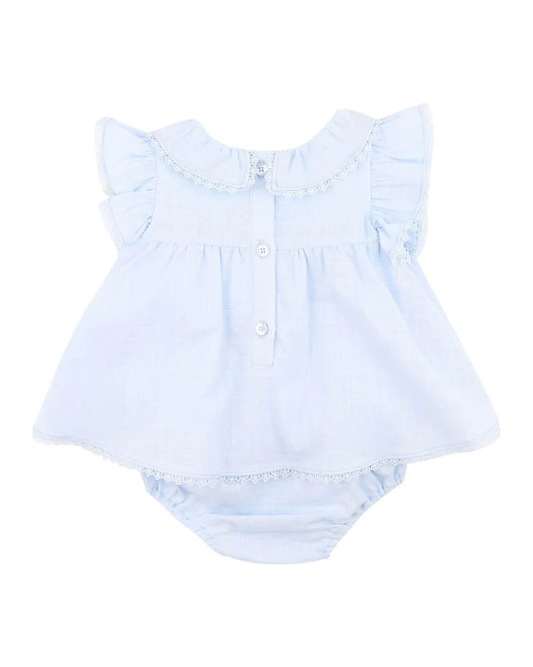 BEBE POPPY EMBROIDERED OVERLAY BODYSUIT