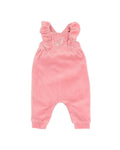 BEBE MOLLY VELOUR OVERALLS