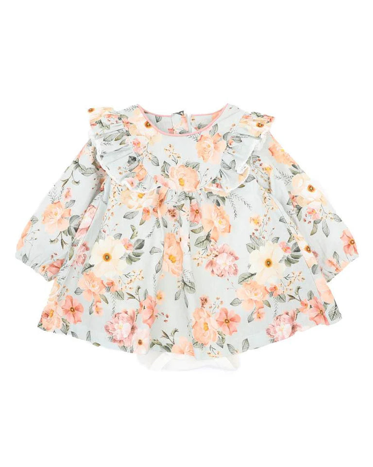 BEBE LYLA OVERLAY DRESS