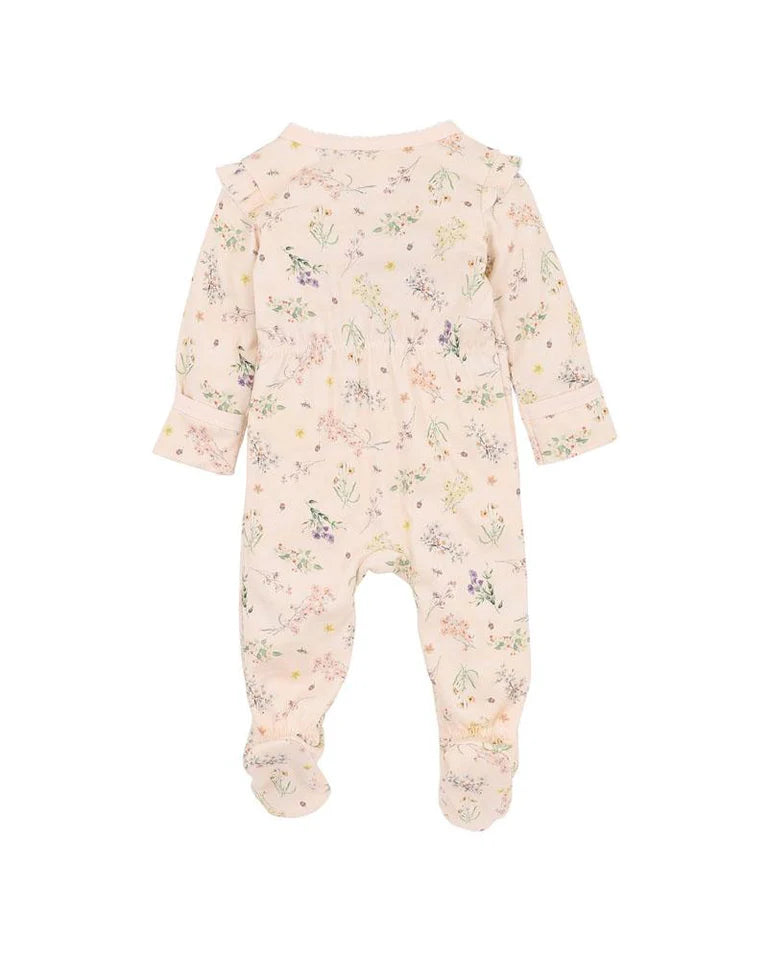 BEBE NANCY LS ZIP ONESIE