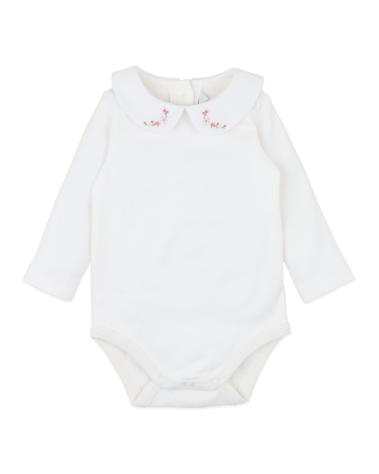BEBE GEMMA EMB COLLAR BODYSUIT