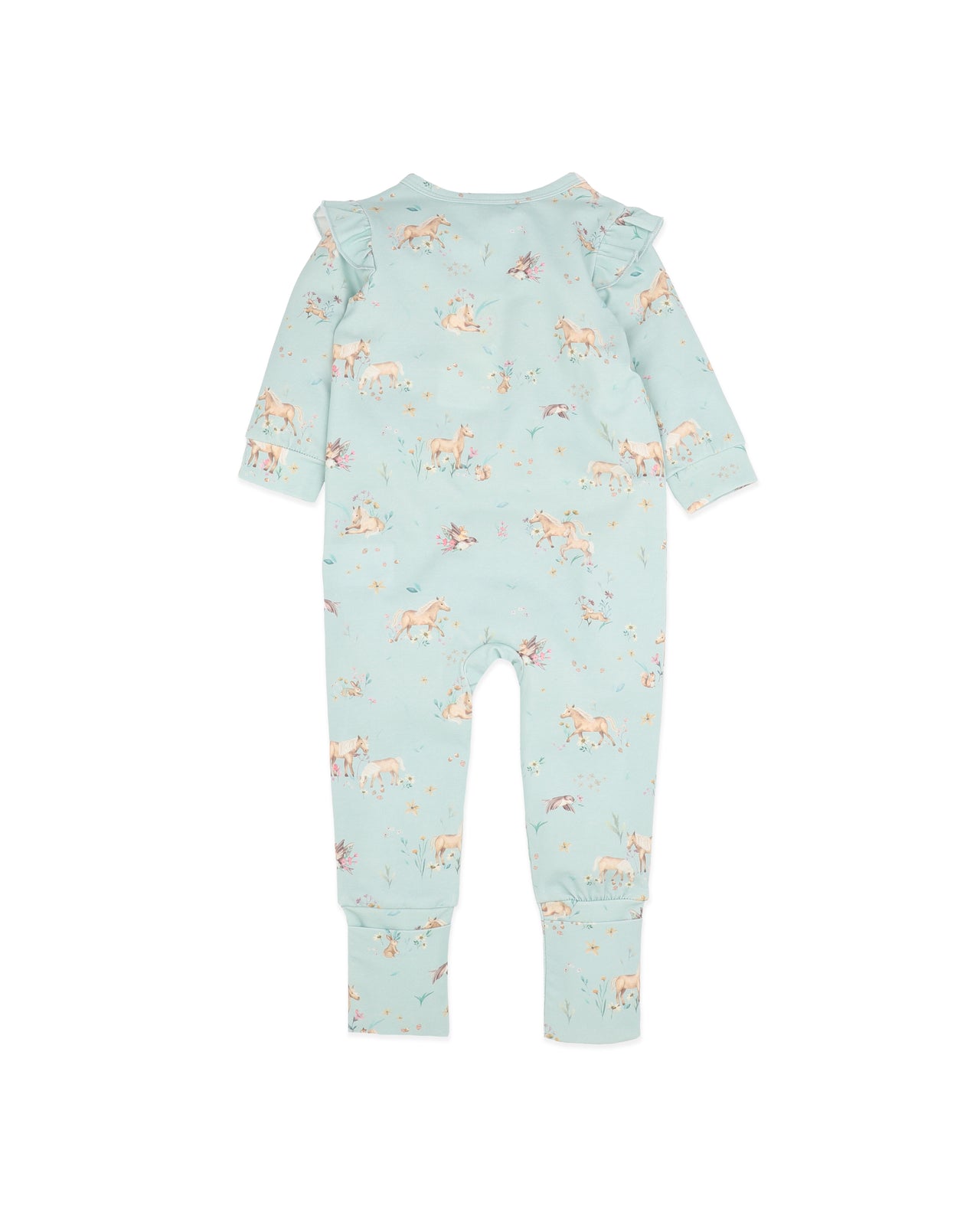 BEBE WINNIE ORGANIC LS ZIPSUIT