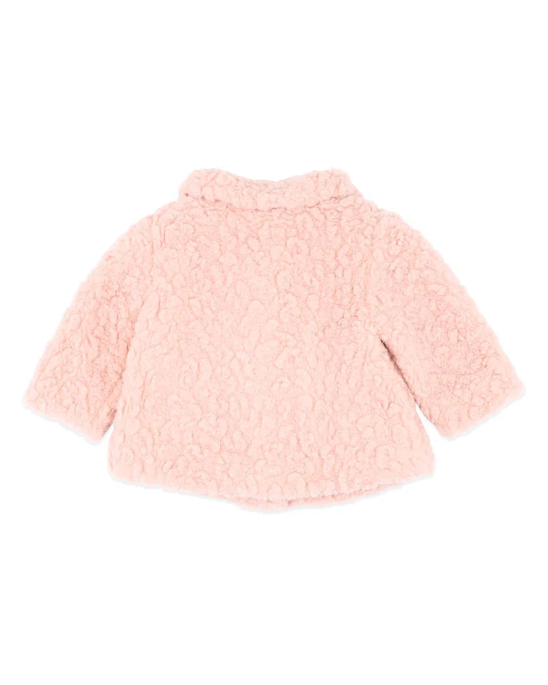 BEBE EMMY SHERPA JACKET DUSTY ROSE