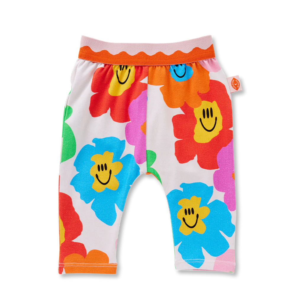 HALCYON NIGHTS HEJ BLOMMA! BABY LEGGINGS