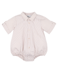 BEBE FINLEY CHECK SHIRT BODYSUIT