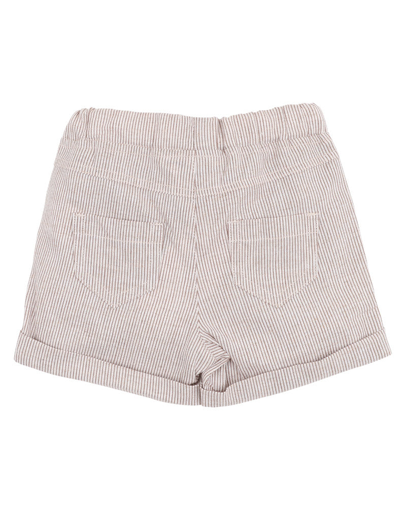 BEBE NINO STRIPE SHORTS