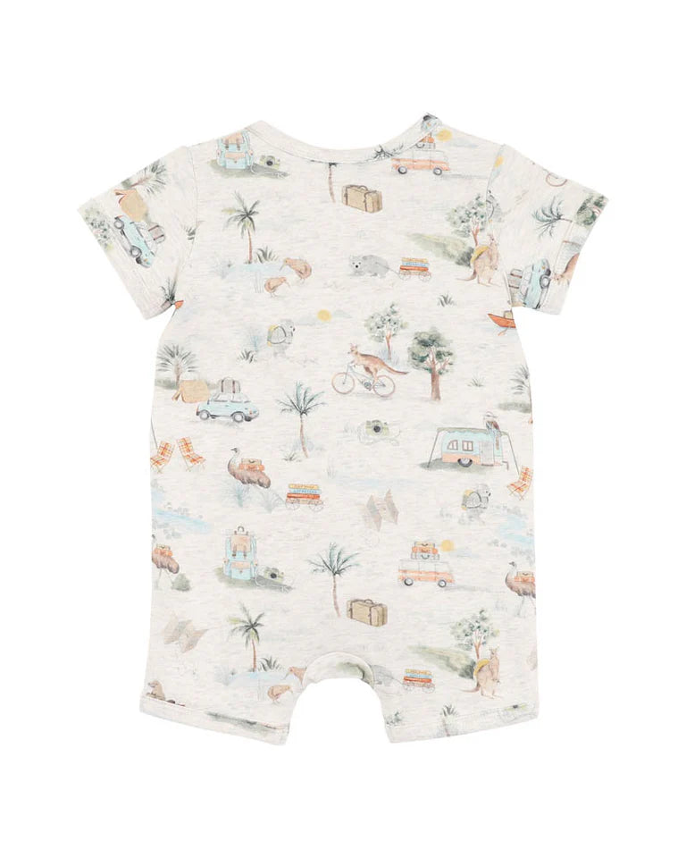 BEBE IVAN SS ZIPSUIT