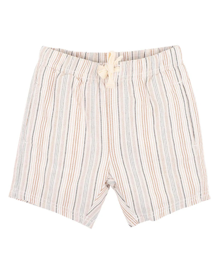 BEBE BOYS STRIPE SHORTS 3-5YRS