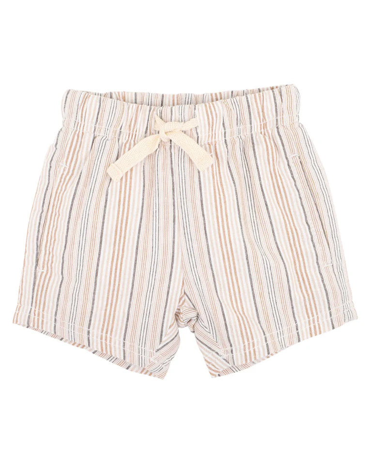 BEBE BOYS STRIPE SHORTS