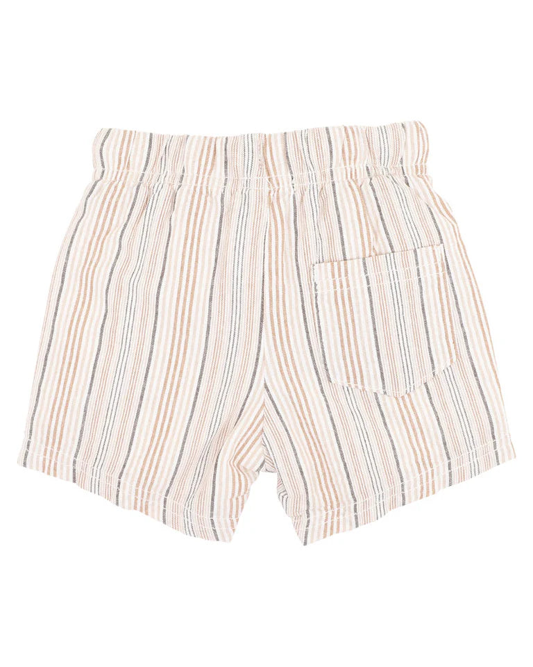 BEBE BOYS STRIPE SHORTS