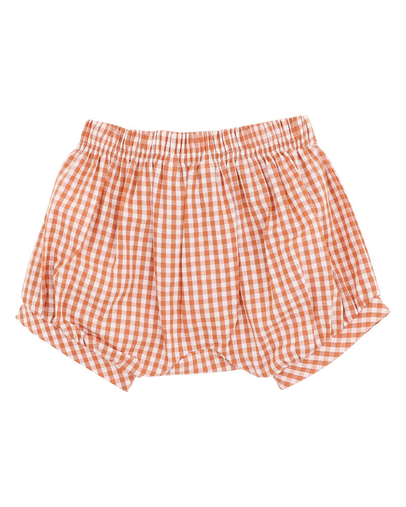 BEBE HARLAN CHECK BLOOMERS