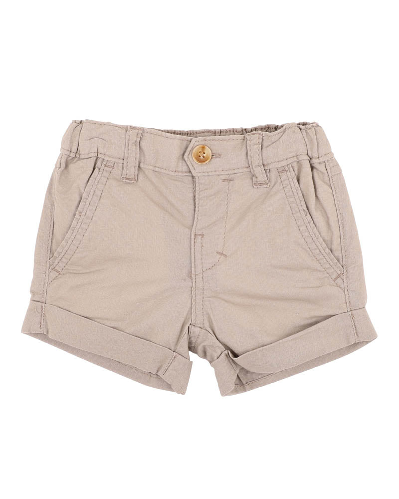 BEBE STONE ROMAN POCKET SHORTS
