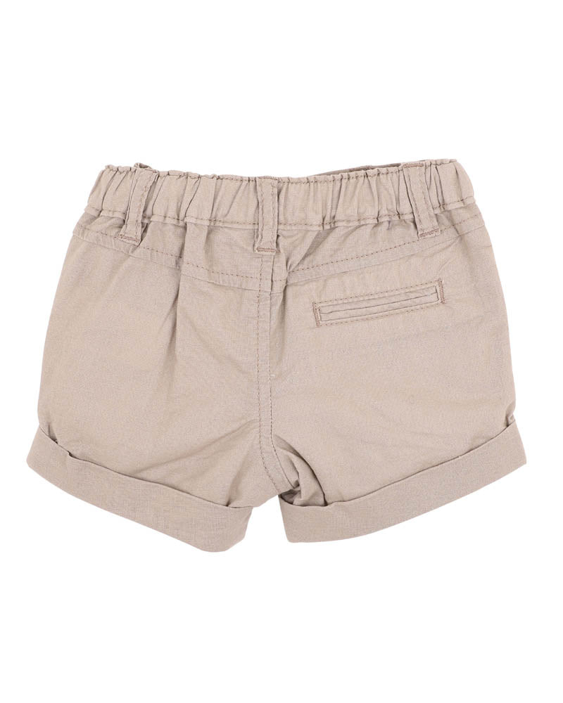BEBE STONE ROMAN POCKET SHORTS