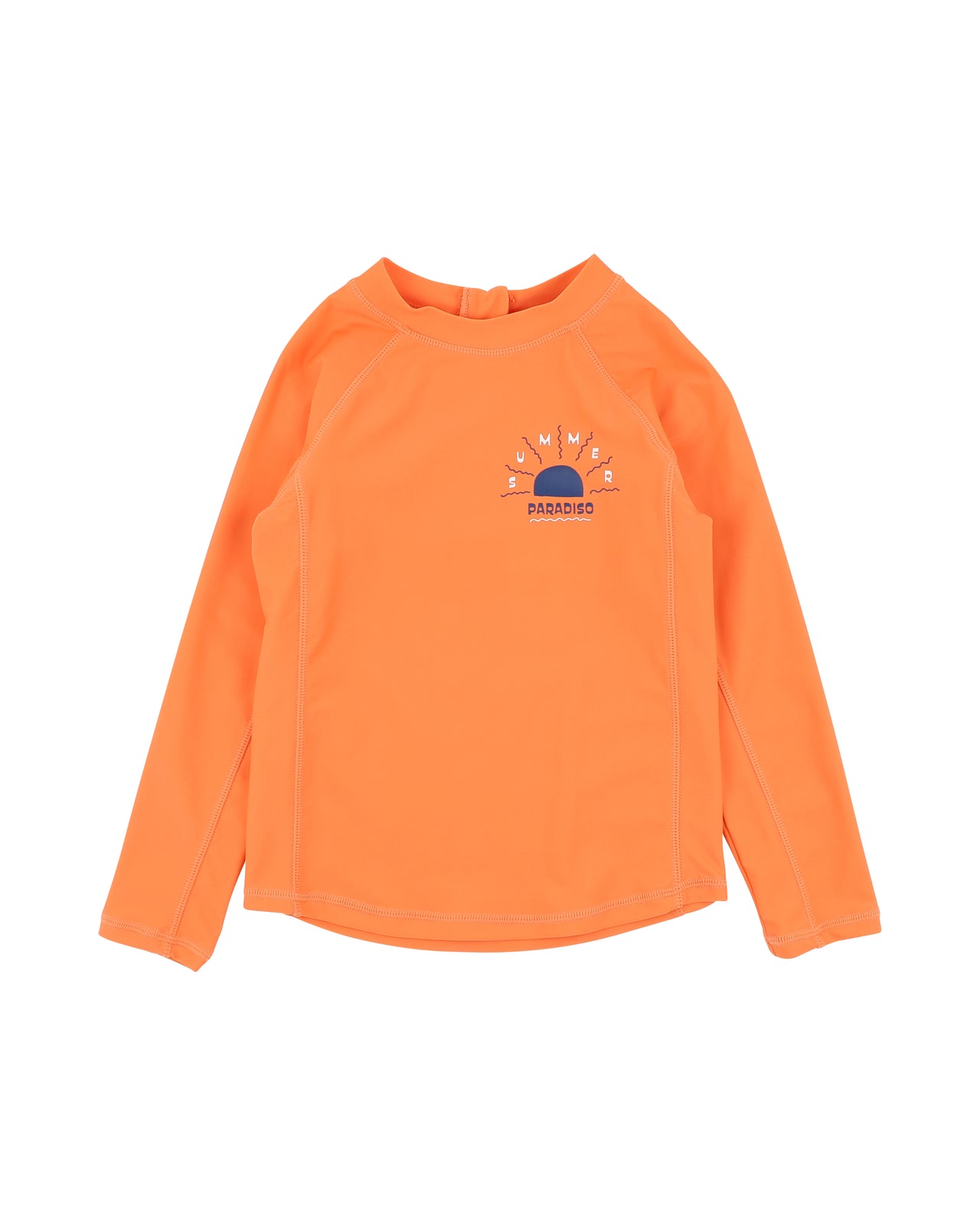 MINIHAHA BOYS BURNT ORANGE LS RASH TOP