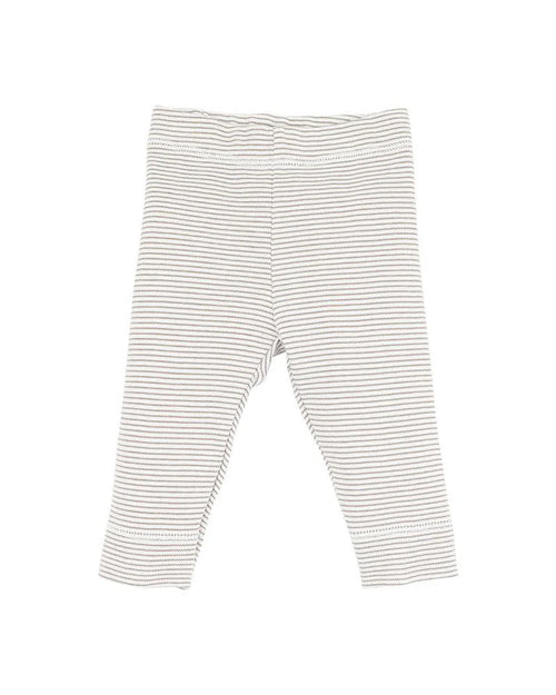 BEBE MATEO STRIPE LEGGINGS