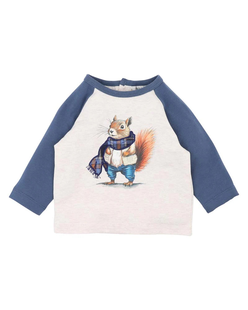 BEBE HUNTER SQUIRREL TEE