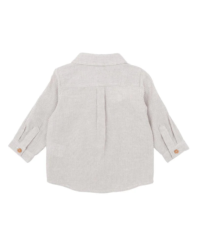 BEBE JAKE STRIPE LS SHIRT