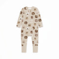 CONFETTI KIDZ BAMBOO ZIPSUIT - BEARY CUTE