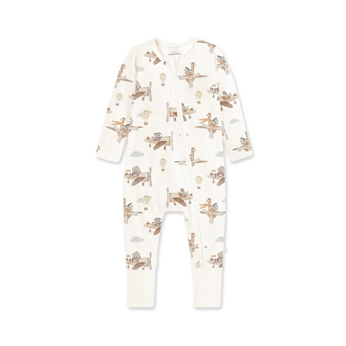 CONFETTI KIDZ BAMBOO ZIPSUIT - UP & AWAY