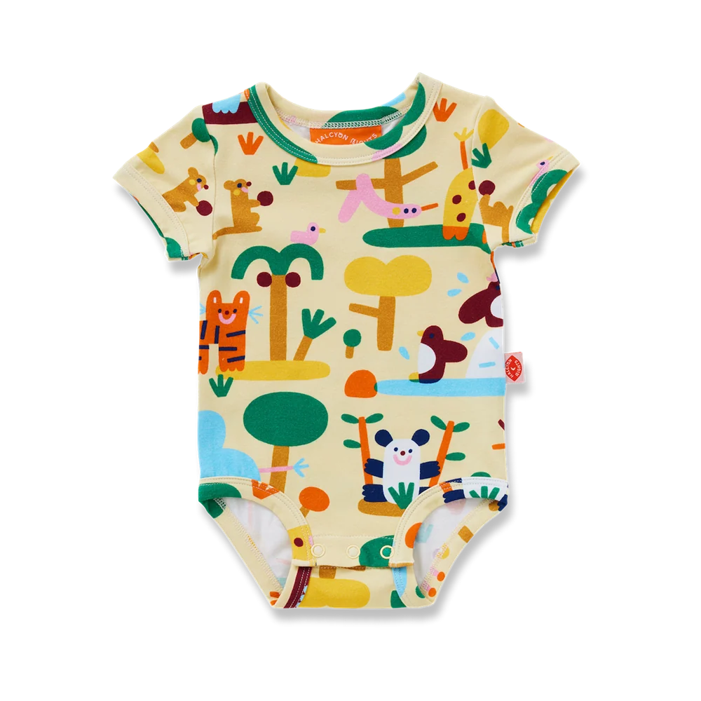 HALCYON NIGHTS SS BODYSUIT ZOO CREW